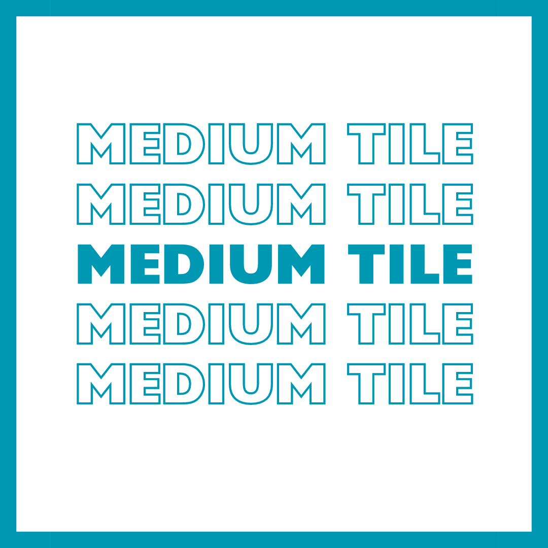 Medium Tile - Donation